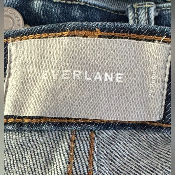 EVERLANE Denim Jeans, Vintage Blue color, Women’s 29 Regular, Straight leg - Picture 3 of 5